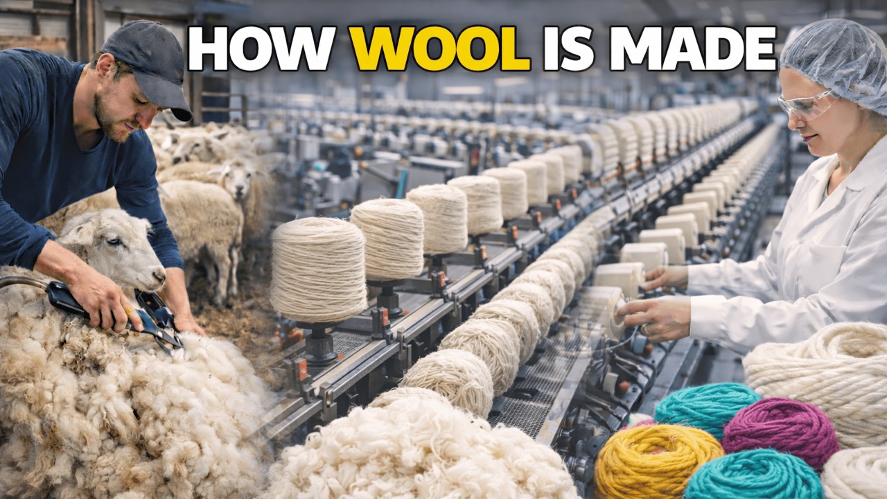 How Millions of Pounds of Sheep Wool Are Transformed Into Finished Clothing