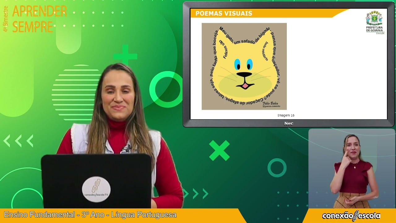Aprender Sempre - L. Portuguesa - 3º Ano - 4º Bim - Videoaula 1 - POEMAS VISUAIS