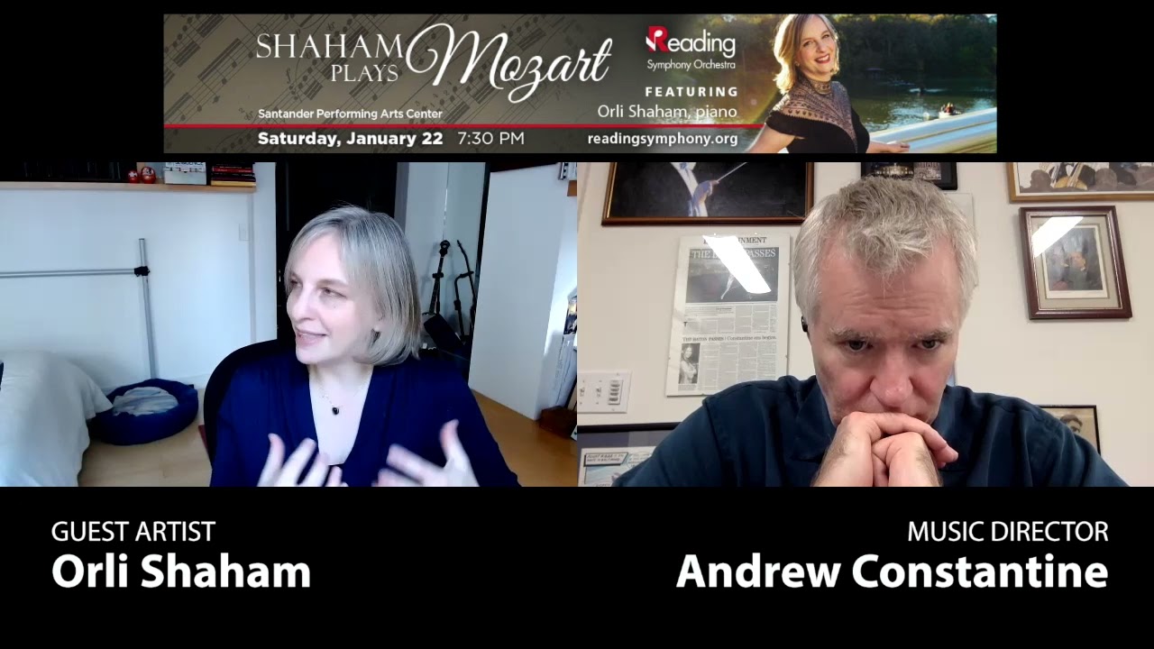 RSO's Andrew Constantine with Guest Artist Orli Shaham