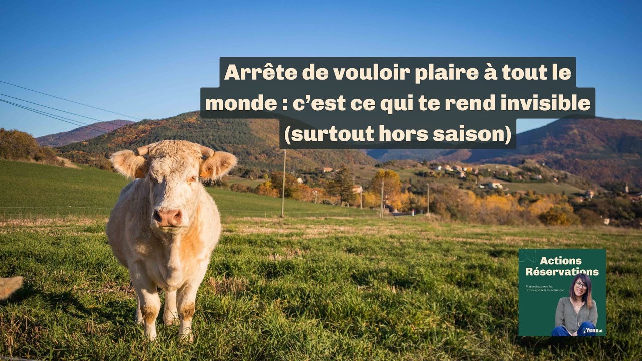 Arrête de vouloir plaire à tout le monde : c’est ce qui te rend invisible (surtout hors saison)