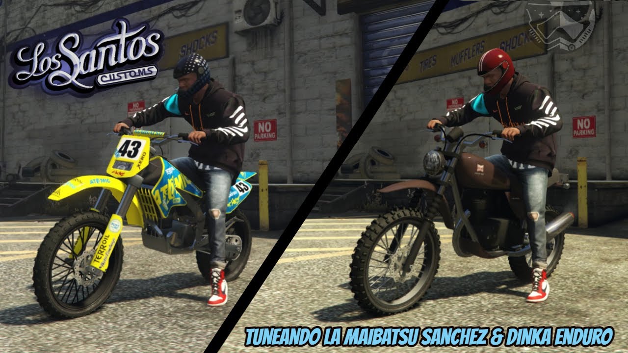 GTA V | Tuneando la Maibatsu Sanchez & Dinka Enduro