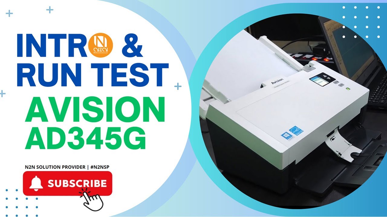 ทดสอบคุณสมบัติงานสแกนของเครื่อง Avision AD345G