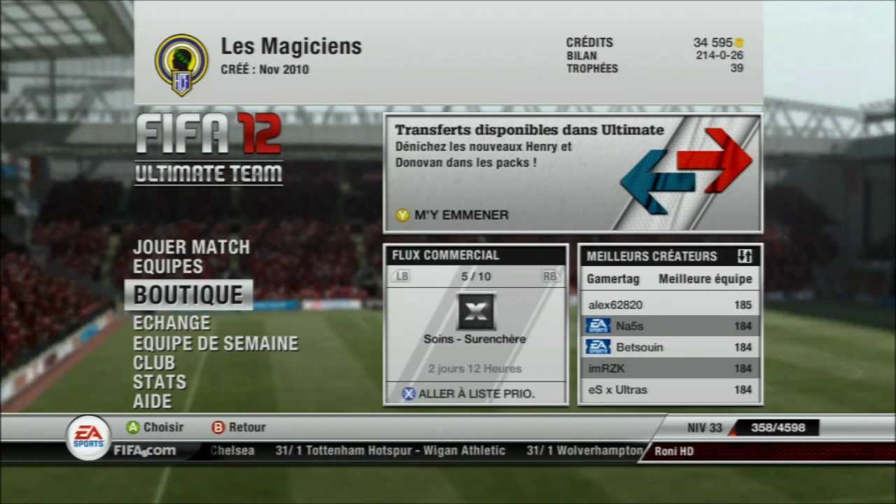 Tuto FUT 12 xbox - 