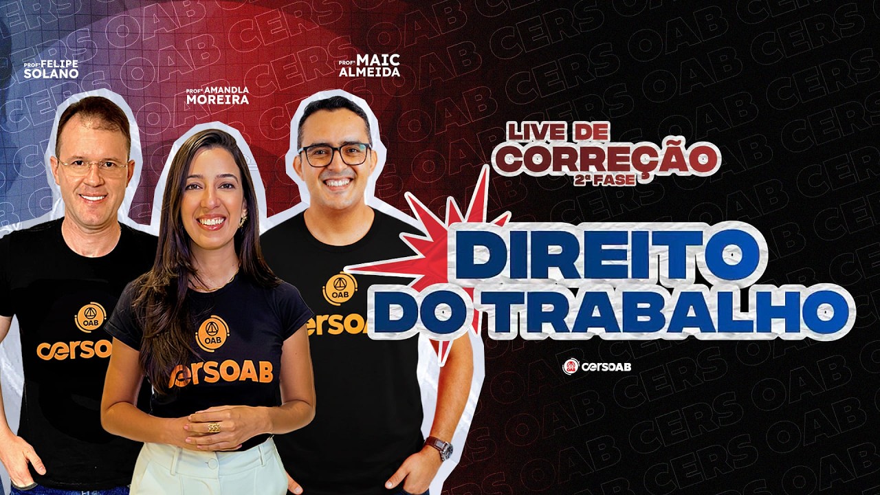 Live de Correção 2 ª Fase | Direito Do Trabalho