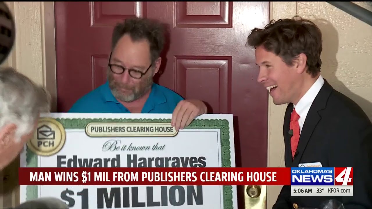 KFOR-TV Covers Publishers Clearing House $1,000,000 Winner Edward Hargraves