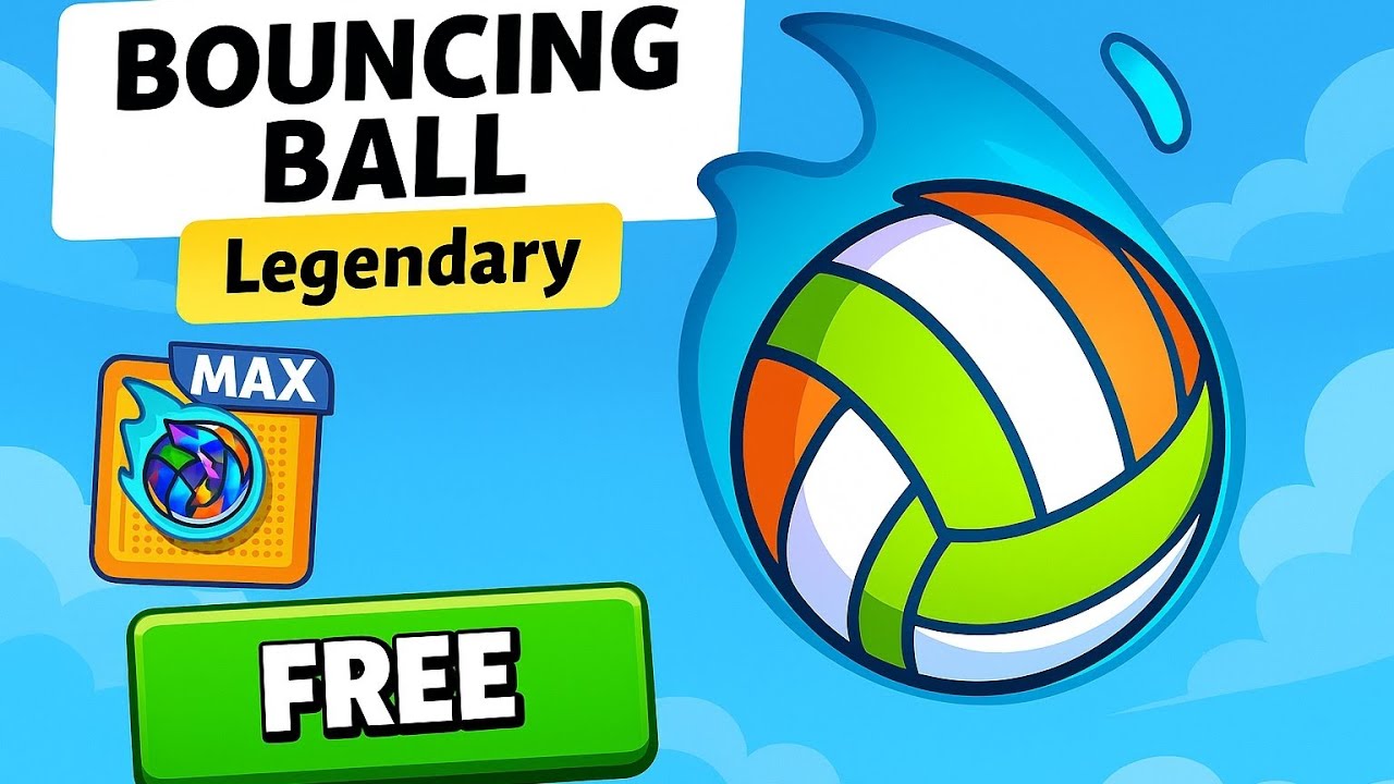 "FREE LEGENDARY BOUNCING BALL UNLOCKED! 🔥 (Max Level!)"