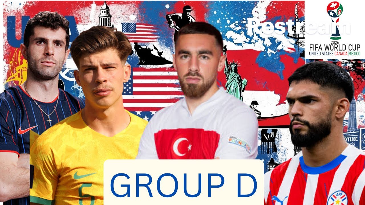 LIVE: FIFA World Cup 2026 Group D Breakdown | USA, Paraguay, Australia & UEFA Path C