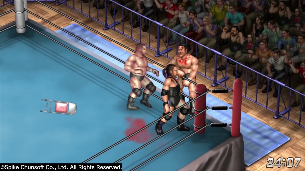 アントニオ猪木＆ウルフアロンvs蝶野正洋＆EVIL【PS4FPW NJPW】