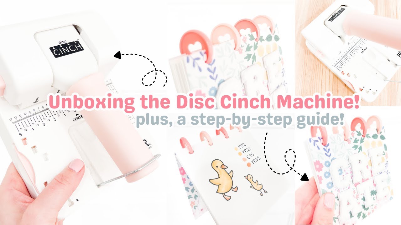 Such A Fun Unboxing! | Unboxing the Disc Cinch Machine | How To Use We R Memory Keepers Disc Cinch