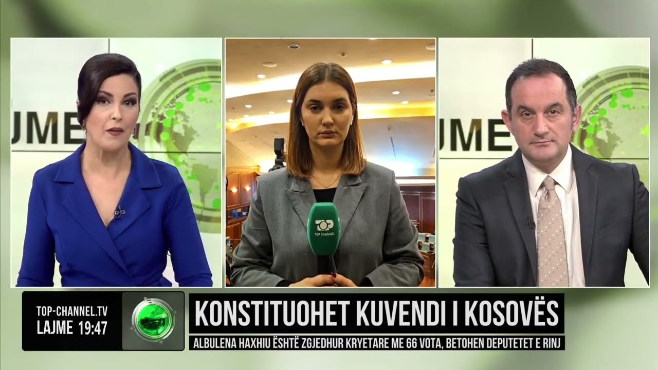 Top Channel/ Konstituohet Kuvendi i Kosovës, Albulena Haxhiu zgjidhet kryetare me 66 vota pro