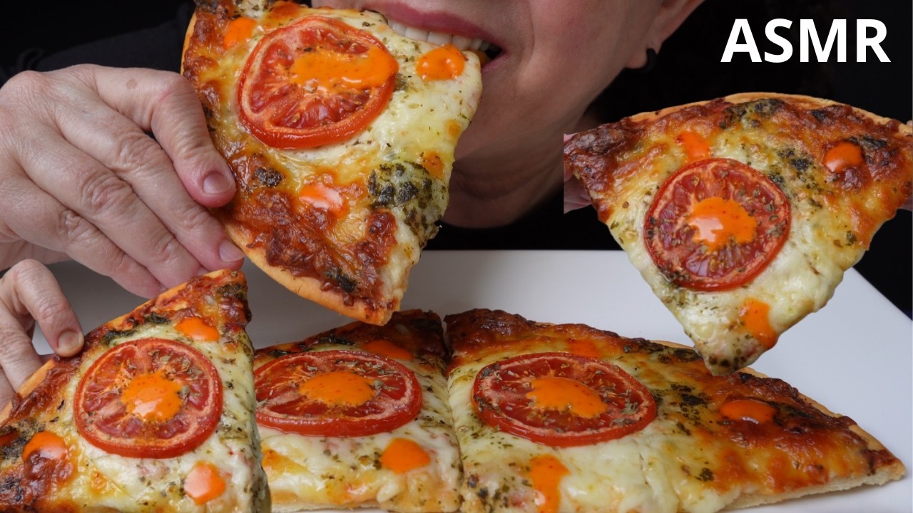 ASMR PIZZA MUZZARELLA//NO TALKING(EATING SOUNDS) Sica's-ASMR