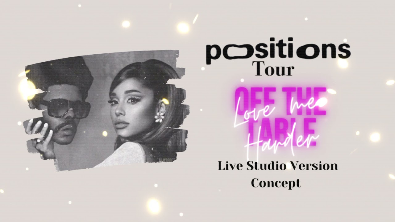 10. Ariana Grande - Intro/Love Me Harder/Off The Table | Positions Tour Studio Version Concept(Act3)