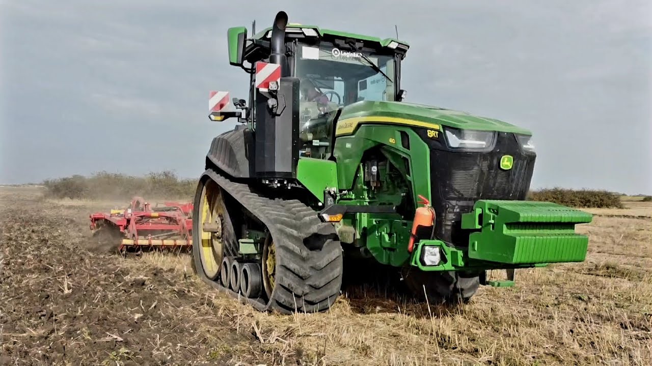 John Deere 8RT 410  &  v&auml;derstad topdown 400