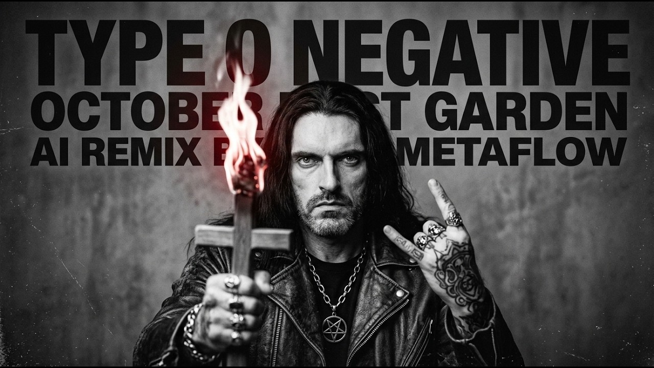 October Rust Garden - Type O Negative Inspired Gothic Doom Metal AI Mix | Dark Romance Compilation