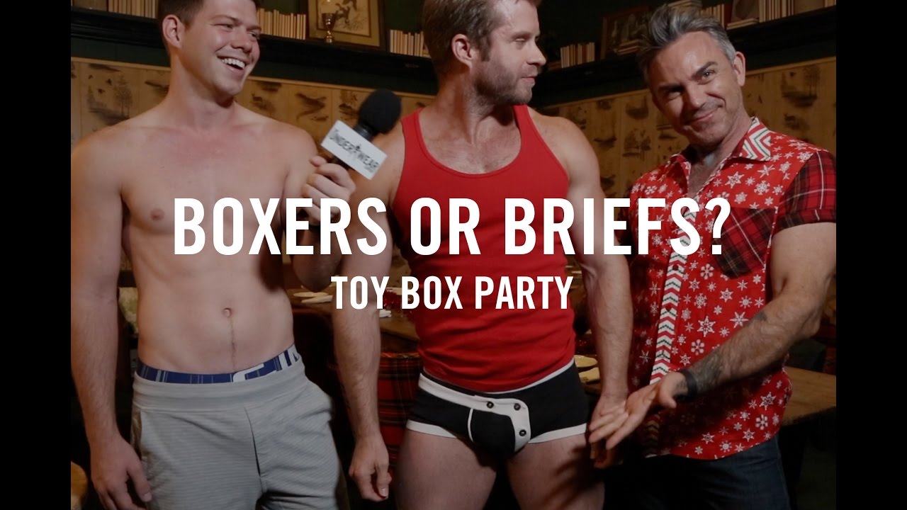 Santa Comes Early | Shirtless Men Answer Boxers or Briefs With DanielXMiller in Los Angeles | 2016