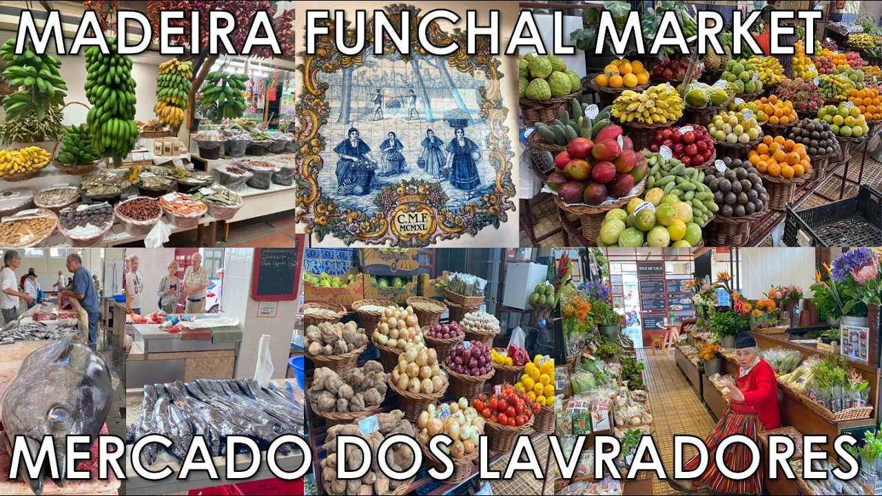 Madeira Funchal Market Guide 2023 | Mercado dos Lavradores | Pasta Del Nata & Coffee Taste Session