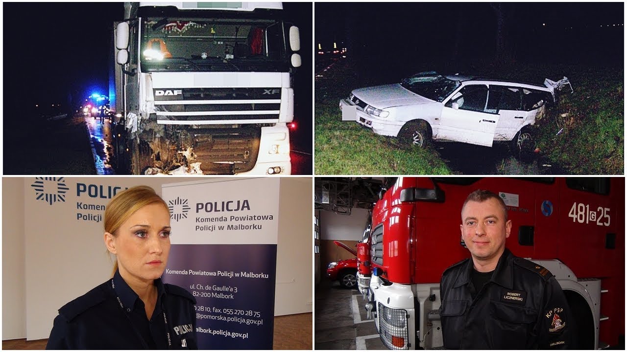 Pijany wpadł wprost pod samochód. Weekendowy raport malborskich służb mundurowych – 13.11.2017