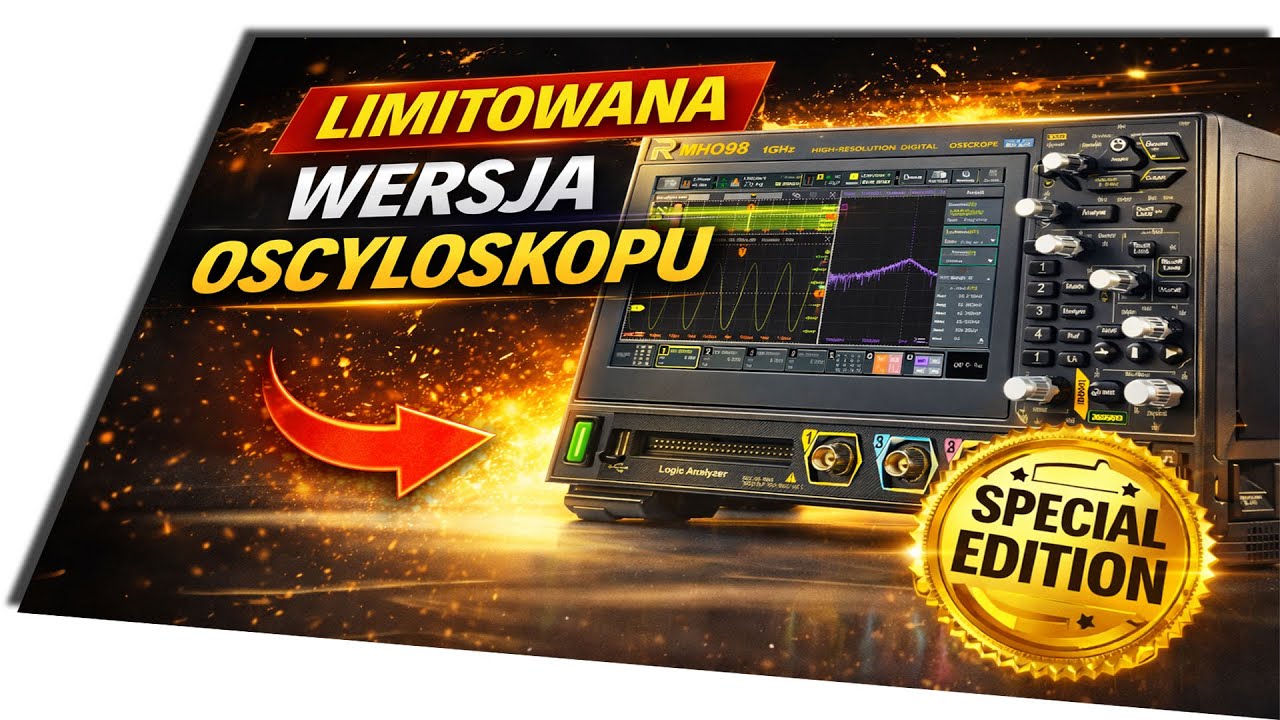RIGOL MHO98 oscyloskop cyfrowy 1GHz 👑limitowana seria tylko 1998szt. na cały świat pomiary