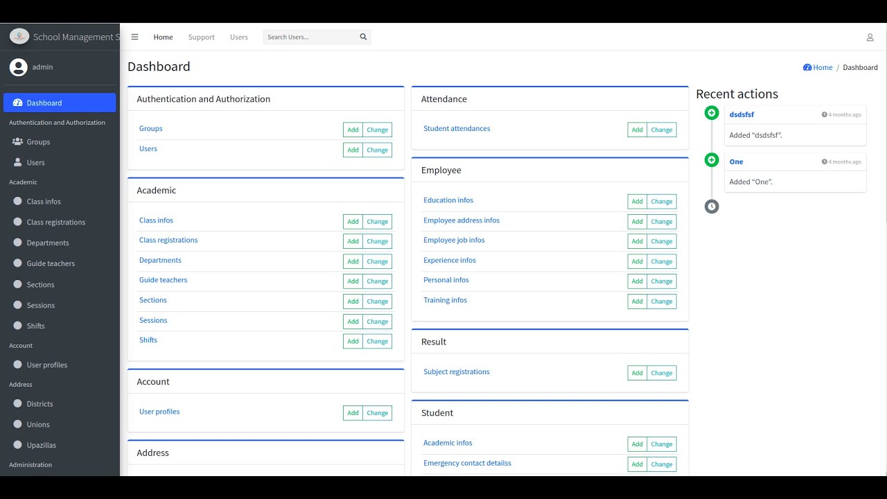 Setup Custom Django Admin using Jazzmin