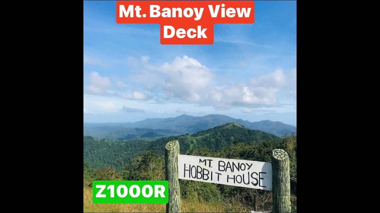 Z1000 RIDE TO MT. BANOY VIEW DECK  | Z1000R | KAWASAKI | DJIACTION4 | RPHA70