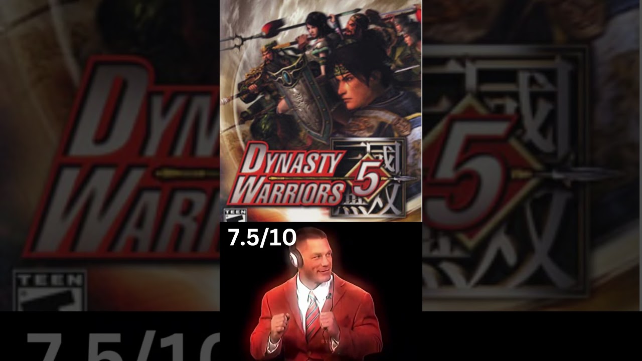 Ranking Every Dynasty Warrior COVER ART #shorts