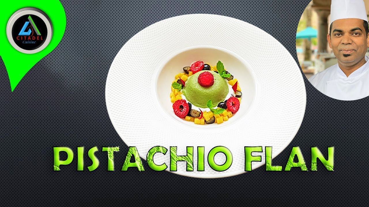 PISTACHIO FLAN