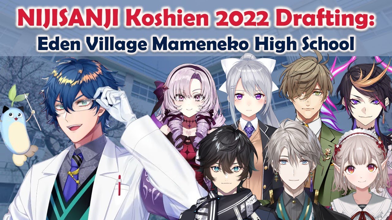 【ENG SUB】Eden Village Mameneko High School: NIJISANJI Koshien 2022 Drafting【Leos Vincent レオス・ヴィンセント】