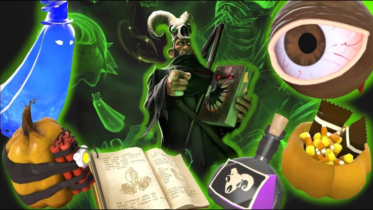 TF2 Scream Fortress QUICK GUIDE! How to play on TF2 Halloween maps?