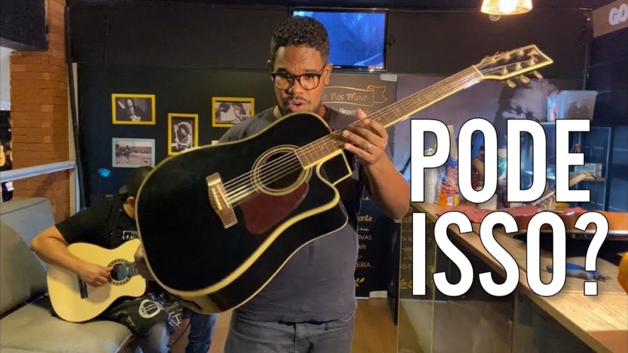 CORDA DE NYLON NO VIOLÃO FOLK | Fica bom?