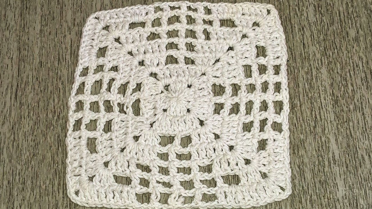 # Square em Crochê, fácil de fazer 🪷