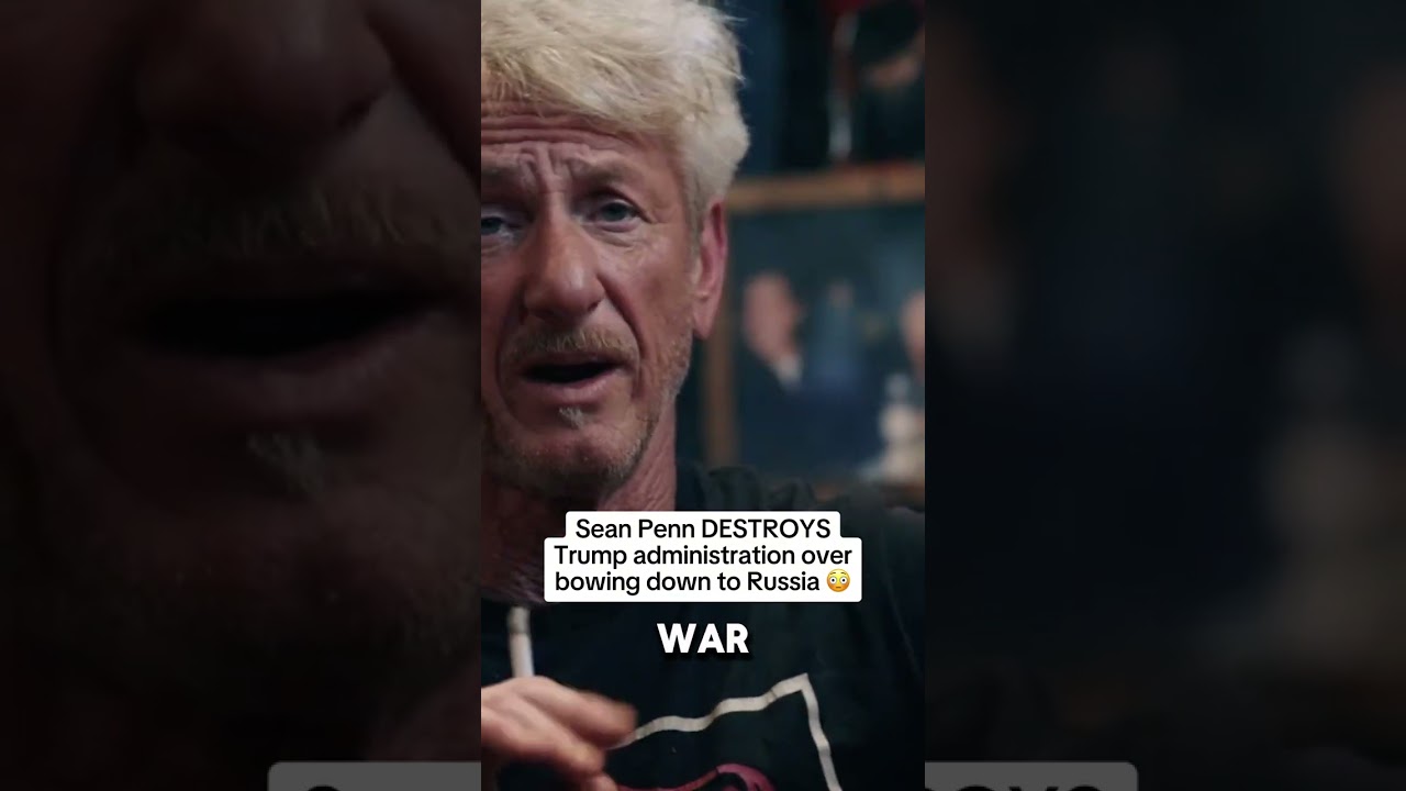 Sean Penn Slams Trump and Vance #seanpenn #trump #democrat