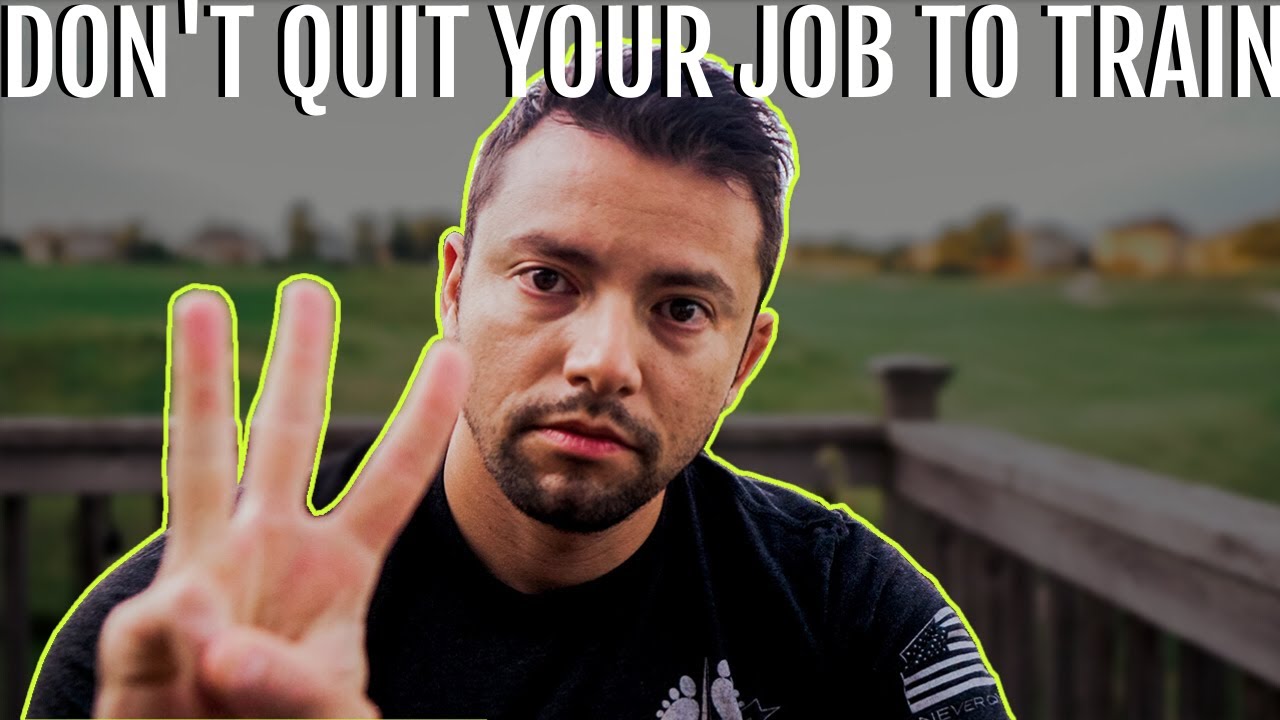 3 Reasons you shouldn't quit your job to train for PJ, CCT, SR, TACP