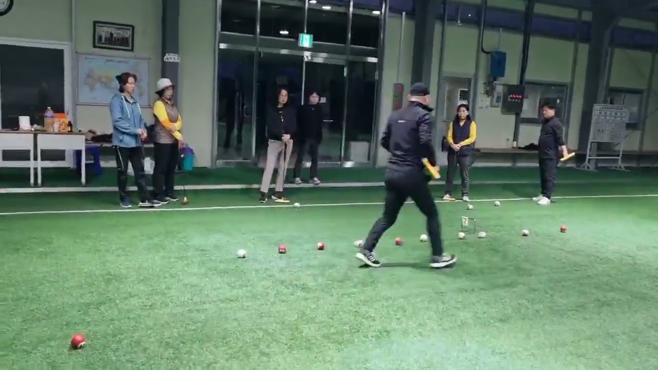 이명원 게이트볼#각도별 타격연습#