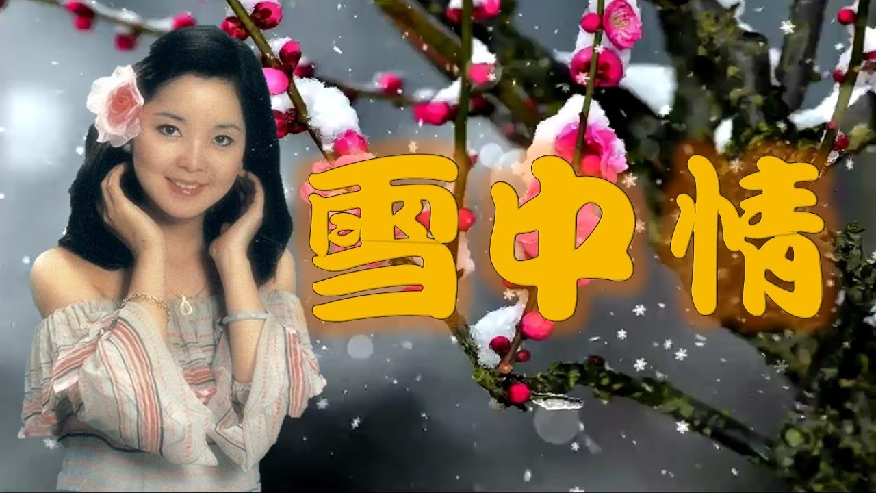 鄧麗君Teresa Teng---雪中情（粵語）Love In The Snow(懷念經典老歌回味!)
