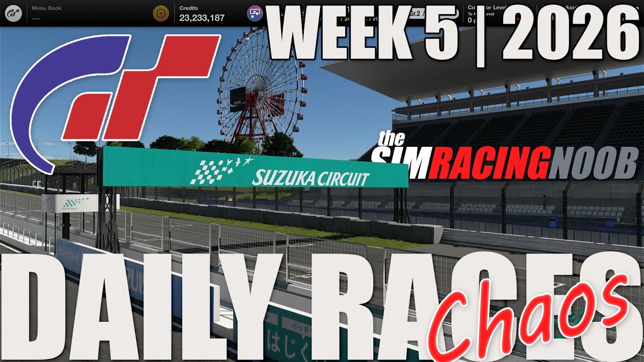 Grand Turismo 7 VR Live! - Daily Races Week 5 | 2026 Motion Sim Bass Shakers