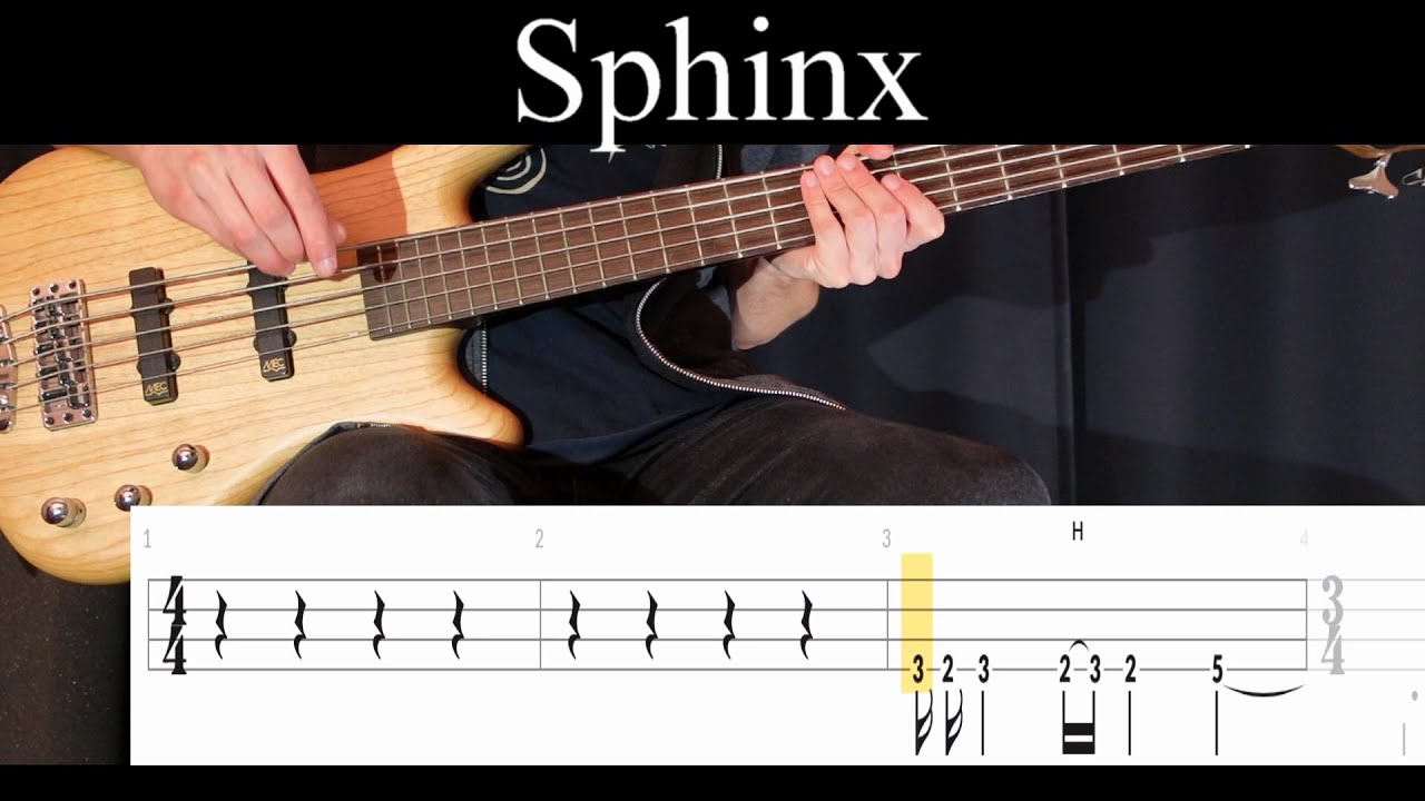 Sphinx (Gojira) - Bass Cover (With Tabs) by Leo Düzey