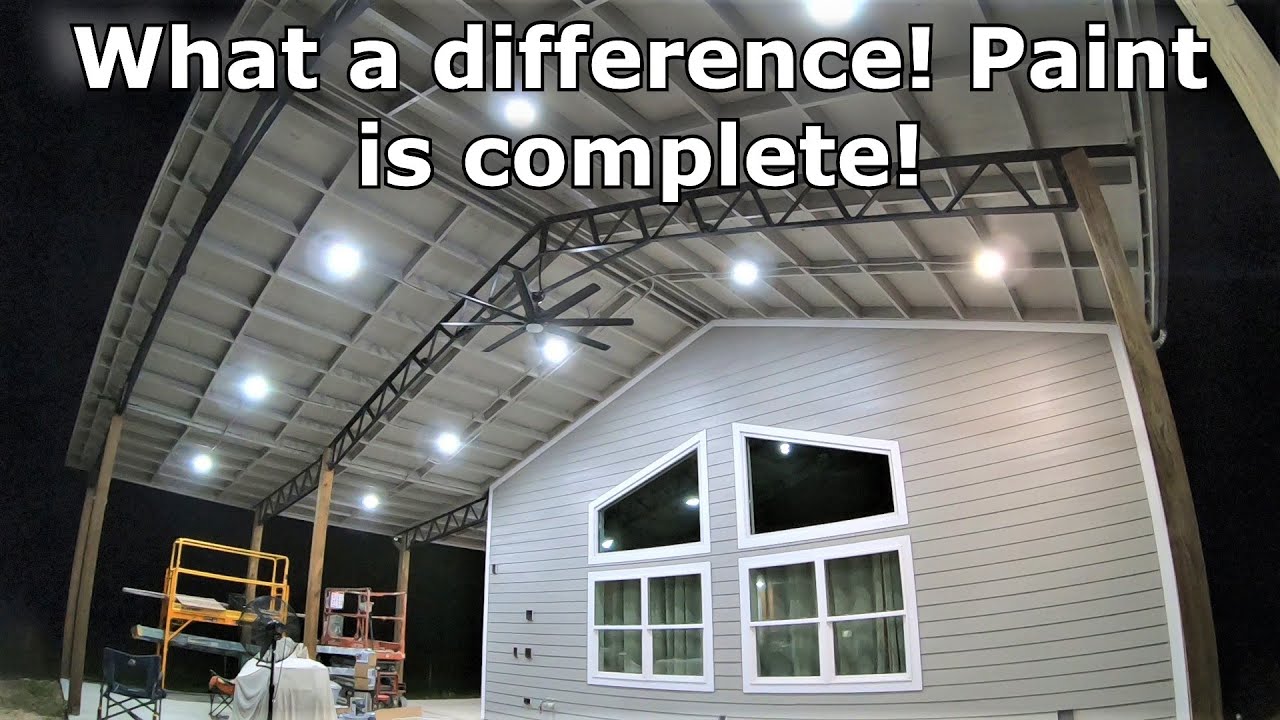 Porch ceiling paint part 2! What a difference! #578