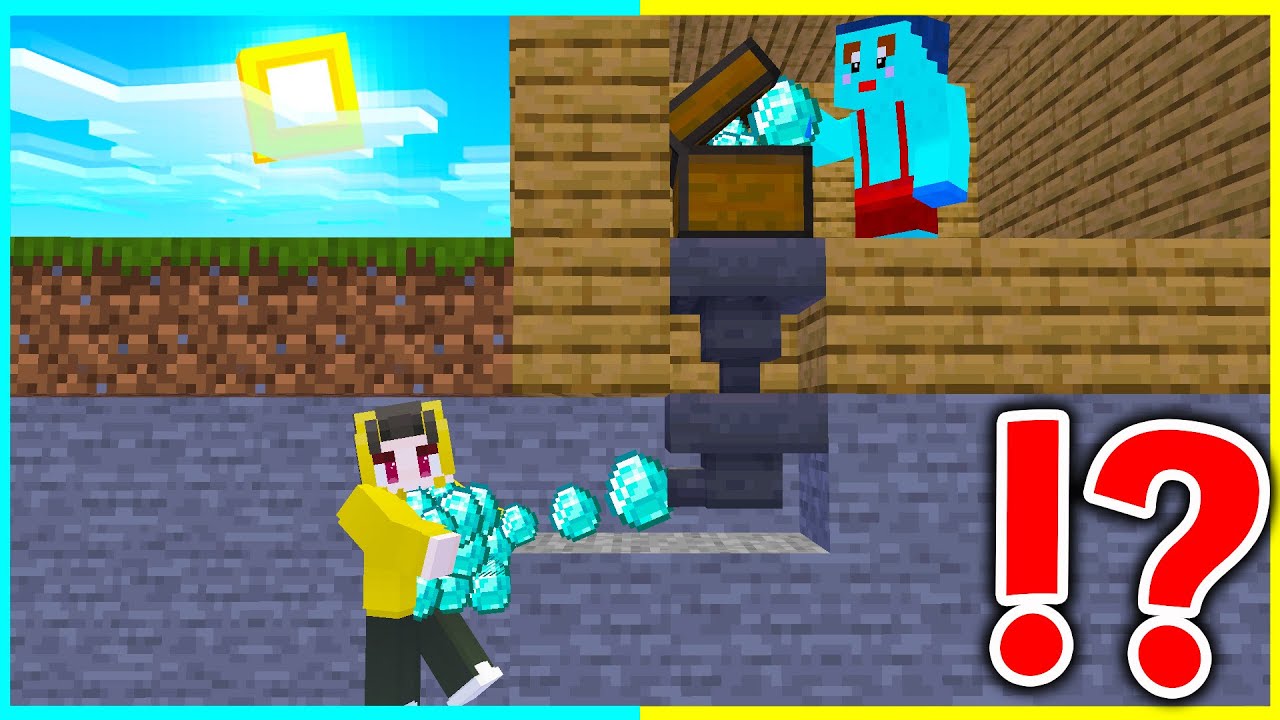 小学生からダイヤを簡単に盗む5つの方法😂【まいくら / マインクラフト】