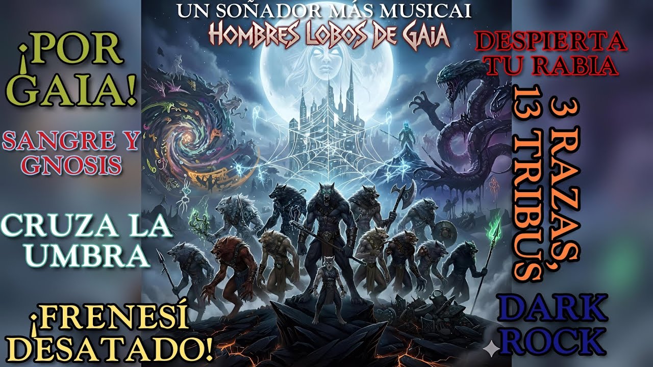HOMBRES LOBOS DE GAIA DARK ROCK (WEREWOLF: THE APOCALYPSE) UN SOÑADOR MÁS 