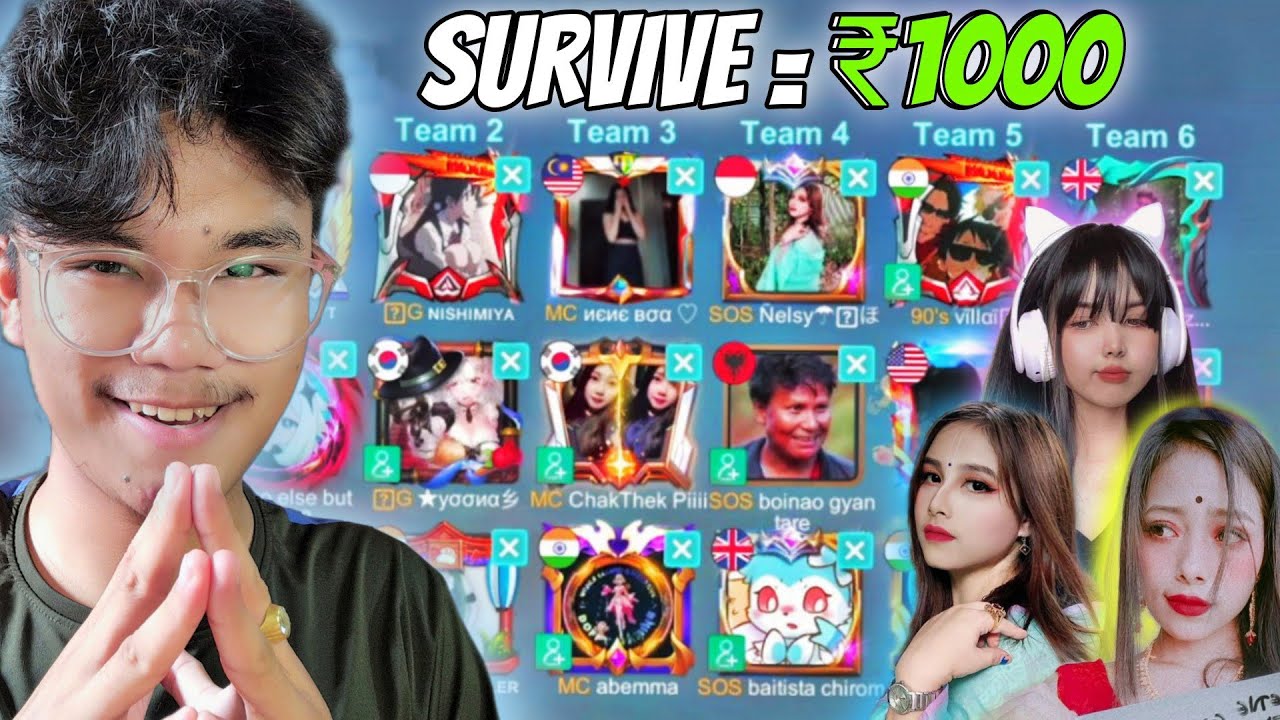Survival Challenge with Female Streamers / MLBB