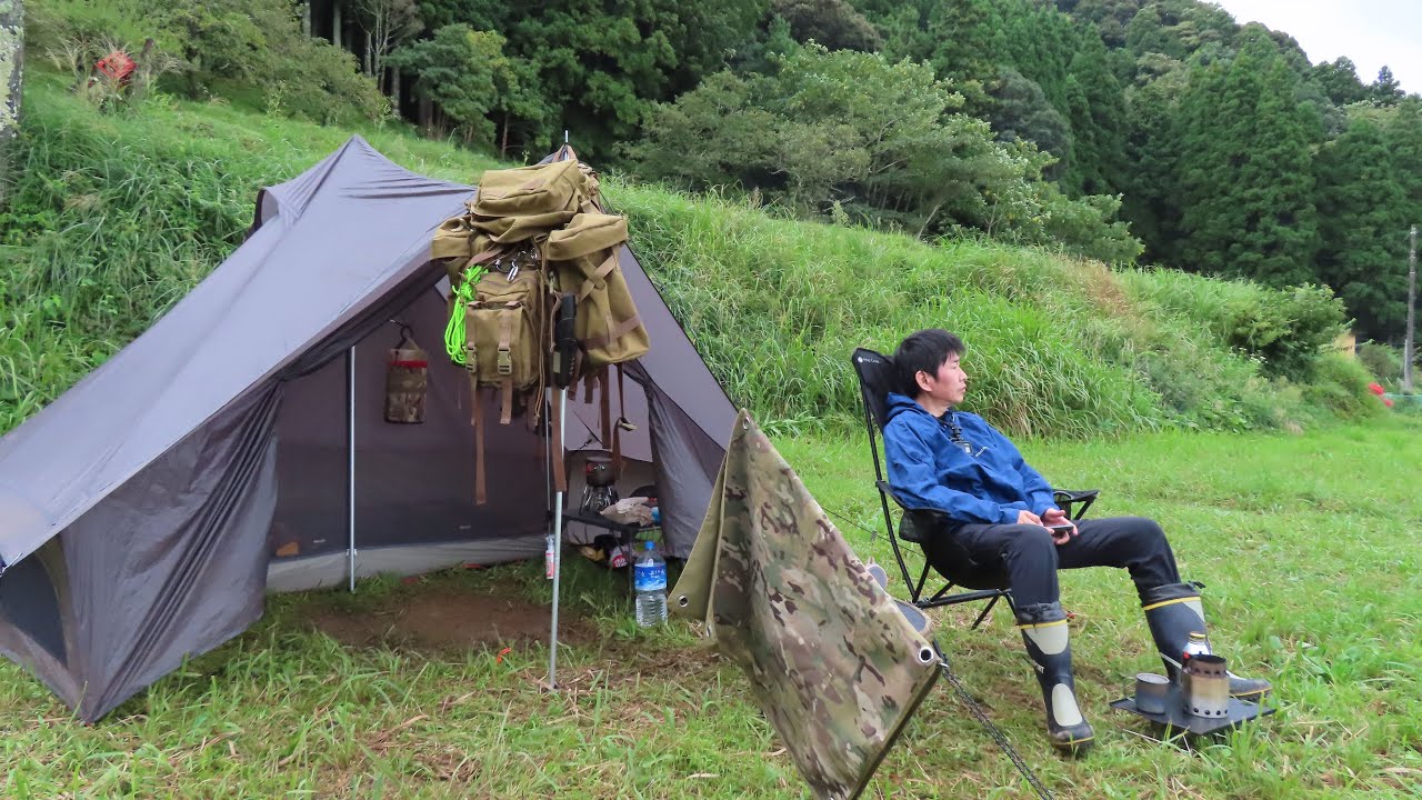 大雨の引きこもりキャンプ