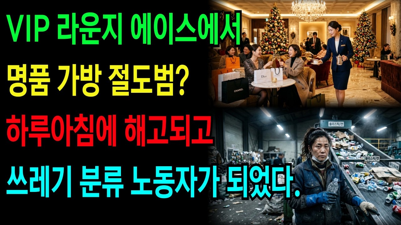 “명품 가방 도둑으로 몰린 백화점 직원… 쓰레기통에서 인생을 건져 올린 진짜 반전은?”#인생역전 #시니어 #오디오북