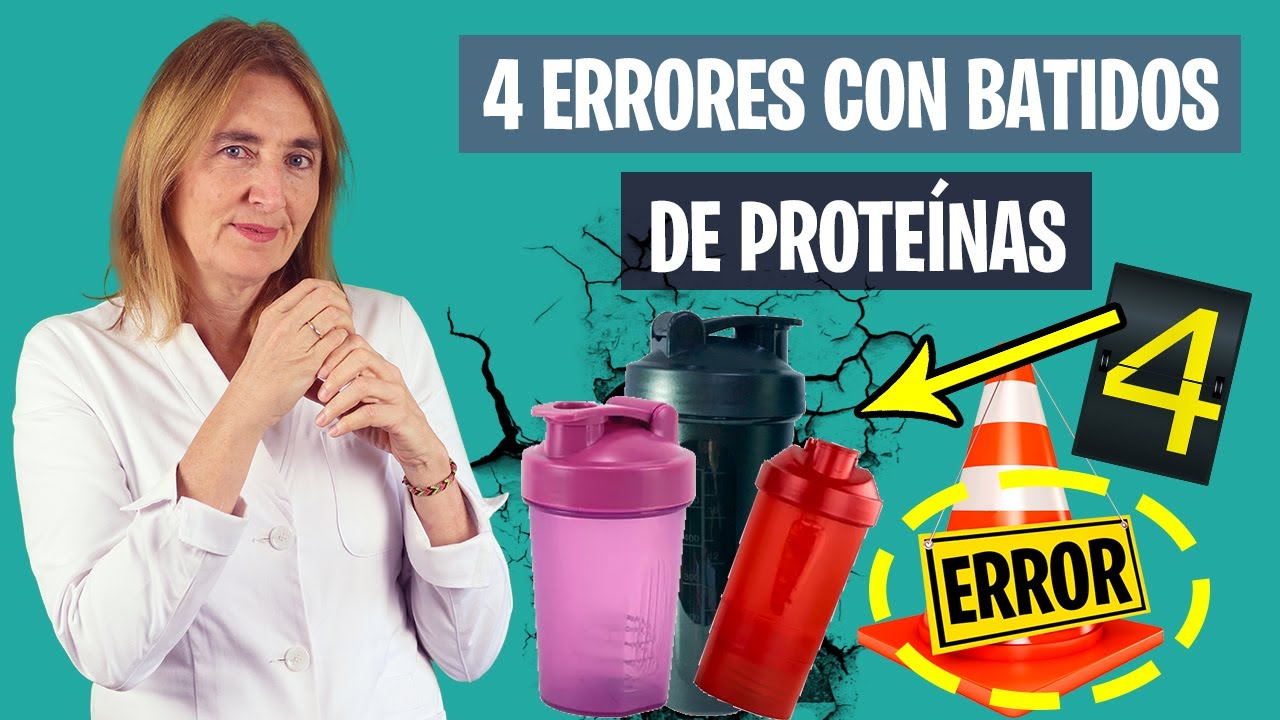 4 ERRORES con los BATIDOS de PROTEÍNAS | Fallos con suplementos de proteína | Nutrición deportiva