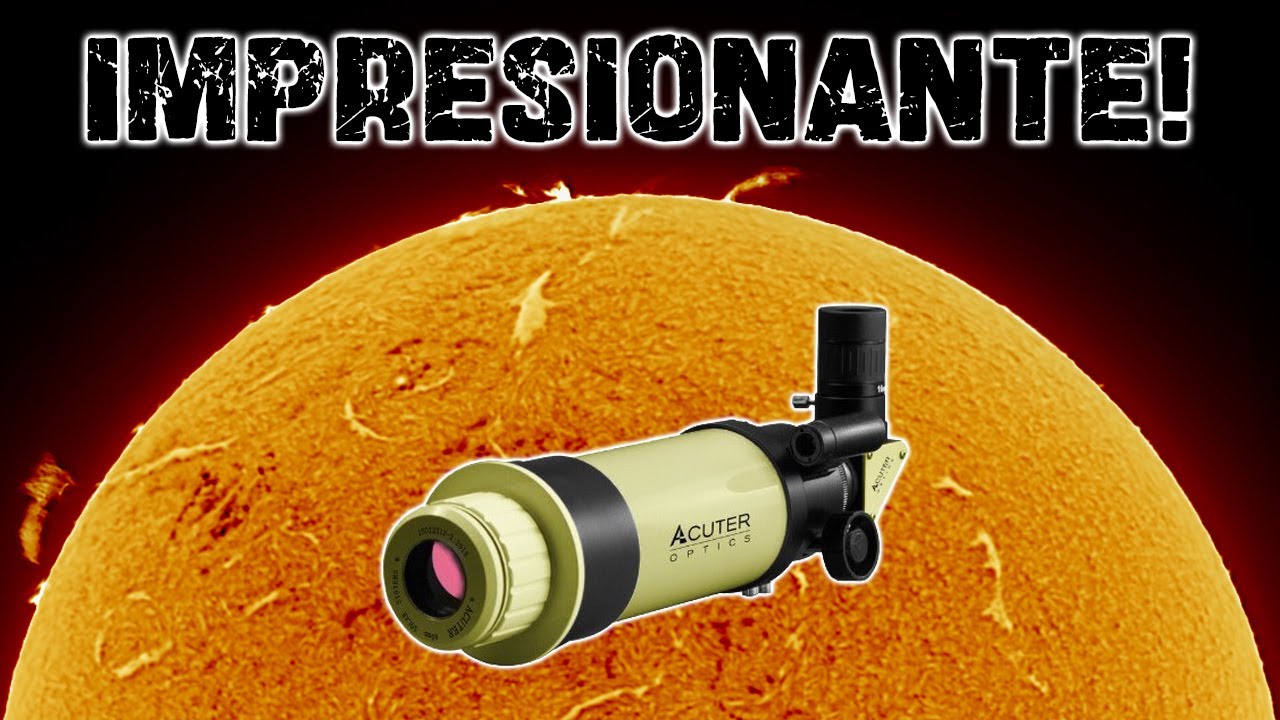PRUEBA Telescopio solar Ha Acuter Phoenix 80mm 🔭☀️