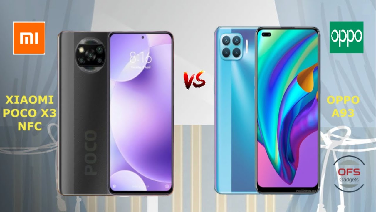 Xiaomi Poco X3 NFC vs Oppo A93