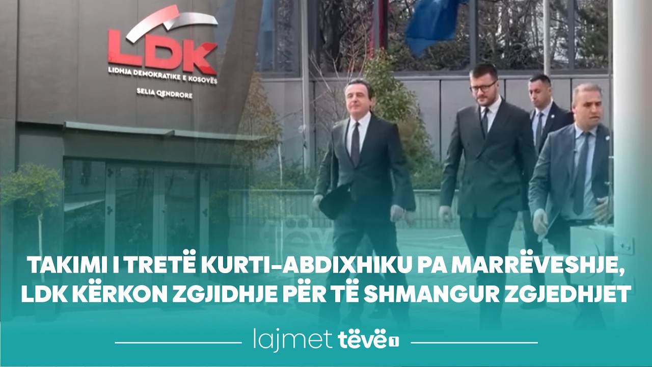 Takimi i tretë Kurti–Abdixhiku pa marrëveshje, LDK kërkon zgjidhje për të shmangur zgjedhjet