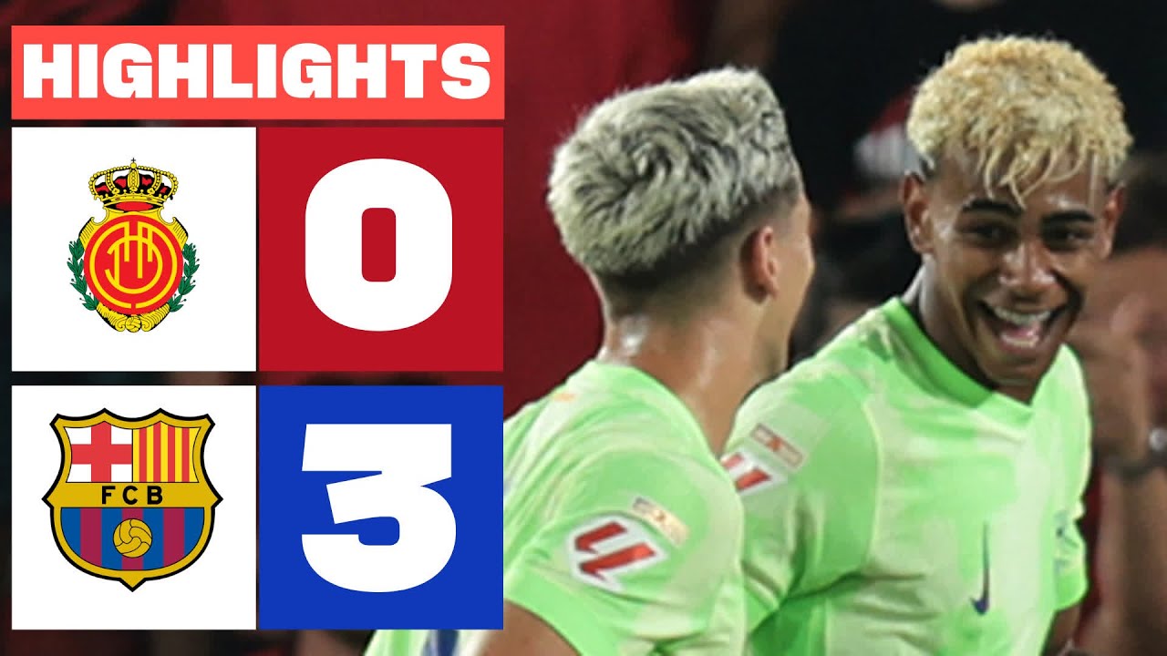RCD MALLORCA 0 - 3 FC BARCELONA | RESUMEN LALIGA EA SPORTS