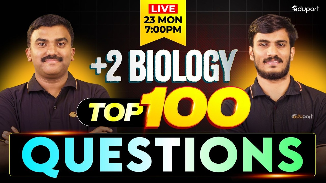 Plus Two Biology Public Exam | Sure Questions | Eduport Plus Two