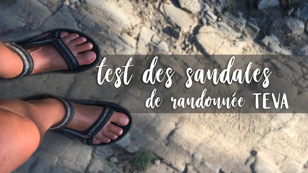 Faire compostelle en sandales TEVA Hurricane