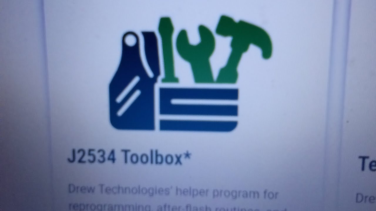 #J2534 pass thru Toolbox installation